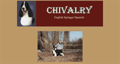 Desktop Screenshot of chivalryspringers.com